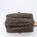 LOUIS VUITTON Monogram Saumur 35 Shoulder Bag M42254 LV Auth BA16197-9