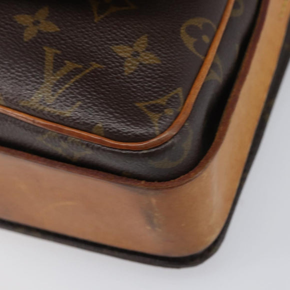 LOUIS VUITTON Monogram Cartouchiere GM Shoulder Bag M51252 LV Auth BA16199