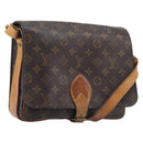 LOUIS VUITTON Monogram Cartouchiere GM Shoulder Bag M51252 LV Auth BA16199-1