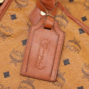 MCM Vicetos Garment Cover PVC Leather Brown Gold Tone Auth BA16200-18
