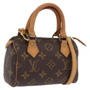 LOUIS VUITTON Monogram Mini Speedy Hand Bag M41534 LV Auth BA16201A-1