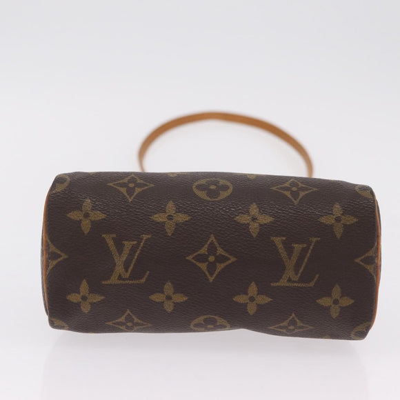 LOUIS VUITTON Monogram Mini Speedy Hand Bag M41534 LV Auth BA16201A