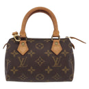 LOUIS VUITTON Monogram Mini Speedy Hand Bag M41534 LV Auth BA16201A-13