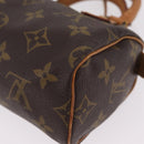 LOUIS VUITTON Monogram Mini Speedy Hand Bag M41534 LV Auth BA16201A-23