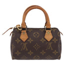 LOUIS VUITTON Monogram Mini Speedy Hand Bag M41534 LV Auth BA16201A-2