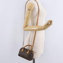 LOUIS VUITTON Monogram Mini Speedy Hand Bag M41534 LV Auth BA16201A-32