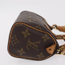LOUIS VUITTON Monogram Mini Speedy Hand Bag M41534 LV Auth BA16201A-3