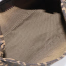 FENDI Zucca Canvas Mamma Baguette Shoulder Bag Black Silver Auth BA16202V-11