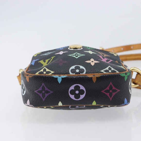LOUIS VUITTON Monogram Multicolor Lift Shoulder Bag Black M40056 LV Auth BA16206