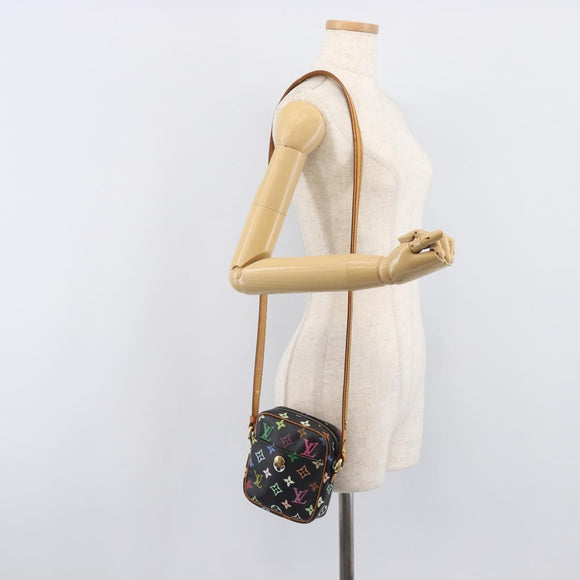 LOUIS VUITTON Monogram Multicolor Lift Shoulder Bag Black M40056 LV Auth BA16206