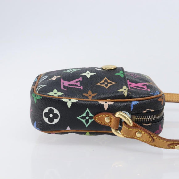 LOUIS VUITTON Monogram Multicolor Lift Shoulder Bag Black M40056 LV Auth BA16206
