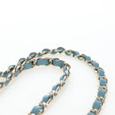 CHANEL Chanel 19 Dixneuf Chain Shoulder Bag Tweed Blue Gold CC Auth BA16208SM-9