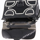 DELVAUX Brillon MM Champion Hand Bag Vinyl 2way Black White Auth BA16209V-10
