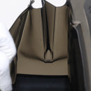 DELVAUX Brillon MM Champion Hand Bag Vinyl 2way Black White Auth BA16209V-23