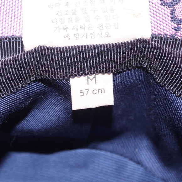 GUCCI GG Canvas Bucket Hat Pink Silver 656573 Auth BA16212V