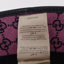 GUCCI GG Canvas Bucket Hat Pink Silver 656573 Auth BA16212V-12