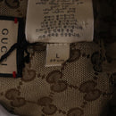 GUCCI GG Bucket Hat Canvas Beige 700851 Auth BA16213V-13