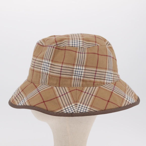 GUCCI GG Bucket Hat Canvas Beige 700851 Auth BA16213V