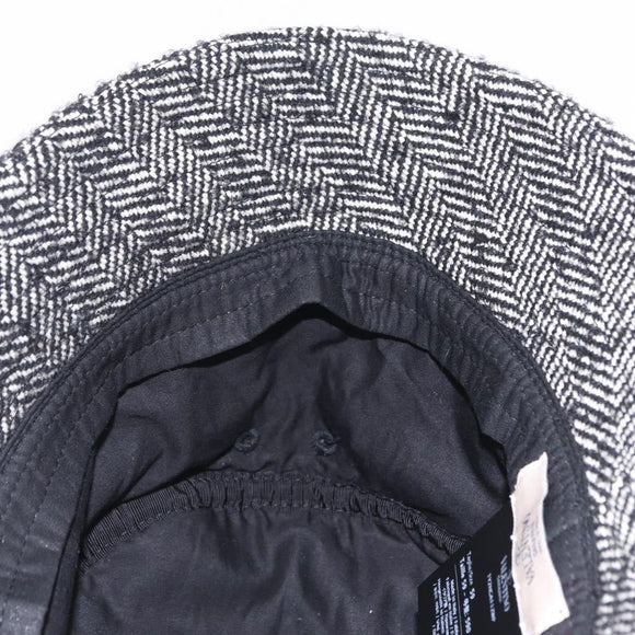 Valentino Bucket Hat Wool Black White Auth BA16214V