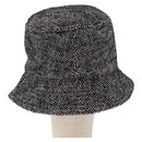 Valentino Bucket Hat Wool Black White Auth BA16214V-2