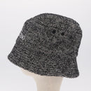 Valentino Bucket Hat Wool Black White Auth BA16214V-3