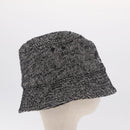 Valentino Bucket Hat Wool Black White Auth BA16214V-4