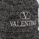 Valentino Bucket Hat Wool Black White Auth BA16214V-5