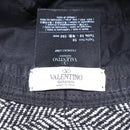 Valentino Bucket Hat Wool Black White Auth BA16214V-8