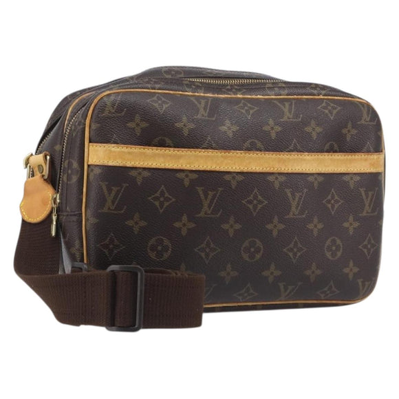 LOUIS VUITTON Monogram Reporter PM Shoulder Bag M45254 LV Auth BA16216