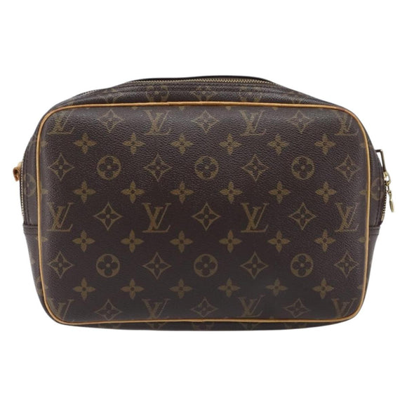 LOUIS VUITTON Monogram Reporter PM Shoulder Bag M45254 LV Auth BA16216