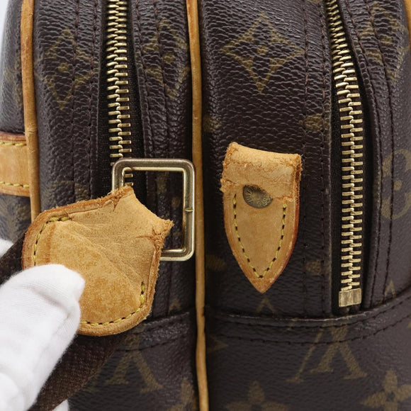 LOUIS VUITTON Monogram Reporter PM Shoulder Bag M45254 LV Auth BA16216