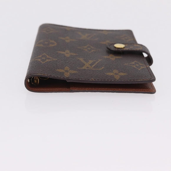 LOUIS VUITTON Monogram Cosmetic Pouch Day Planner Cover 2 Set LV Auth BA16221