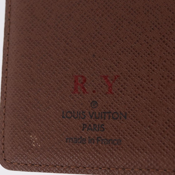 LOUIS VUITTON Monogram Cosmetic Pouch Day Planner Cover 2 Set LV Auth BA16221