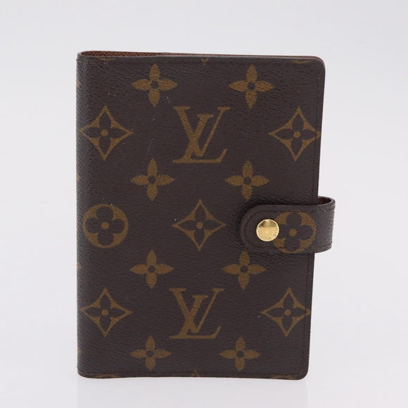 LOUIS VUITTON Monogram Cosmetic Pouch Day Planner Cover 2 Set LV Auth BA16221
