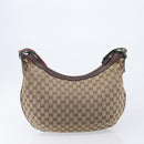 GUCCI GG Canvas Web Sherry Line Tote Bag Shoulder Bag 2 Set Beige Auth BA16222-12