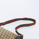 GUCCI GG Canvas Web Sherry Line Tote Bag Shoulder Bag 2 Set Beige Auth BA16222-15