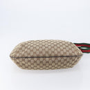 GUCCI GG Canvas Web Sherry Line Tote Bag Shoulder Bag 2 Set Beige Auth BA16222-16