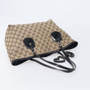 GUCCI GG Canvas Web Sherry Line Tote Bag Shoulder Bag 2 Set Beige Auth BA16222-5