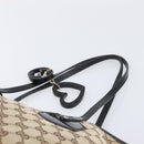 GUCCI GG Canvas Web Sherry Line Tote Bag Shoulder Bag 2 Set Beige Auth BA16222-6
