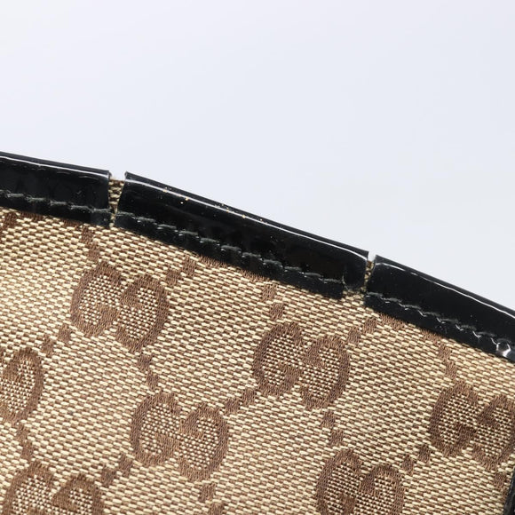 GUCCI GG Canvas Web Sherry Line Tote Bag Shoulder Bag 2 Set Beige Auth BA16222