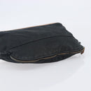HERMES Pouch Hand Bag Canvas 3 Set Black Navy Auth BA16223-14