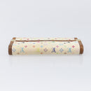LOUIS VUITTON Monogram Multicolor Long Wallet 2 Set White LV Auth BA16225-14