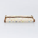 LOUIS VUITTON Monogram Multicolor Long Wallet 2 Set White LV Auth BA16225-15