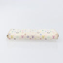 LOUIS VUITTON Monogram Multicolor Long Wallet 2 Set White LV Auth BA16225-6