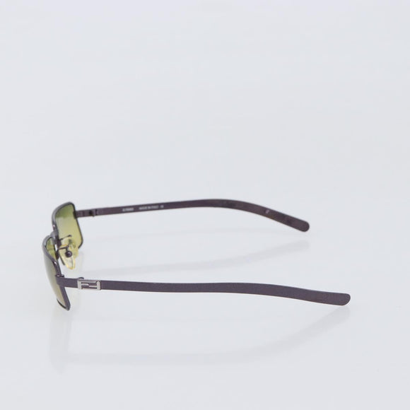 FENDI Sunglasses Plastic Metal 2 Set Black Purple Auth BA16226