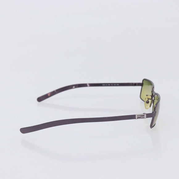 FENDI Sunglasses Plastic Metal 2 Set Black Purple Auth BA16226