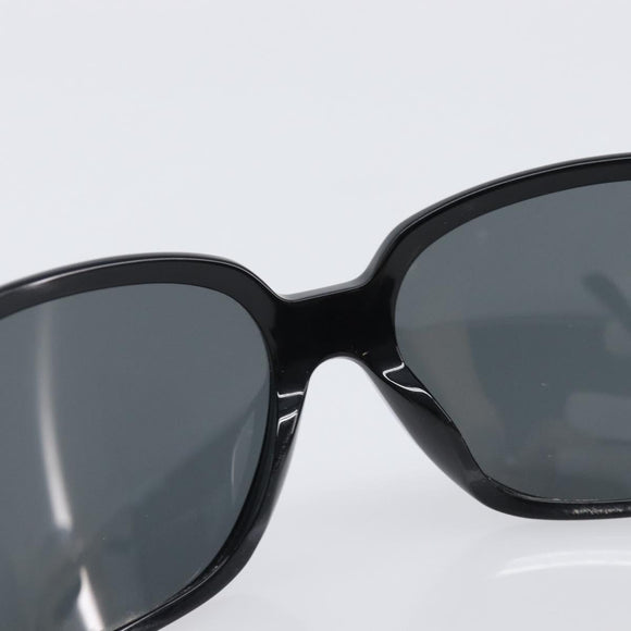 BVLGARI Sunglasses Plastic Black Silver Auth BA16227