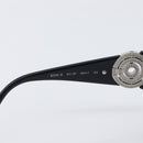 BVLGARI Sunglasses Plastic Black Silver Auth BA16227-14