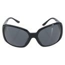 BVLGARI Sunglasses Plastic Black Silver Auth BA16227-2
