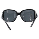 BVLGARI Sunglasses Plastic Black Silver Auth BA16227-3